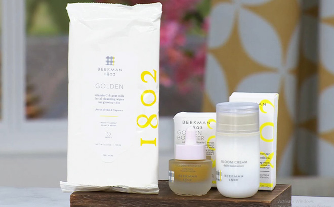 Beekman 1802 Goat Milk and Glow 3 Piece Skin Care Set