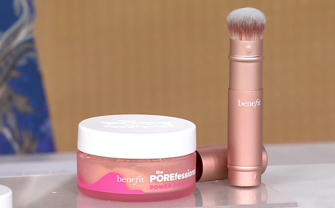 Benefit Cosmetics POREfessional Blurring Powder Brush Set