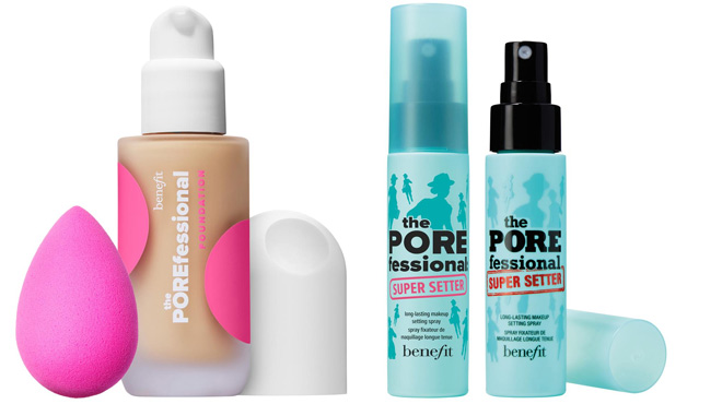 Benefit Cosmetics POREfessional Foundation Beautyblender Set Benefit Cosmetics POREfessional Foundation Beautyblender Set