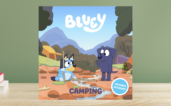 Bluey Camping Kids Sticker Book