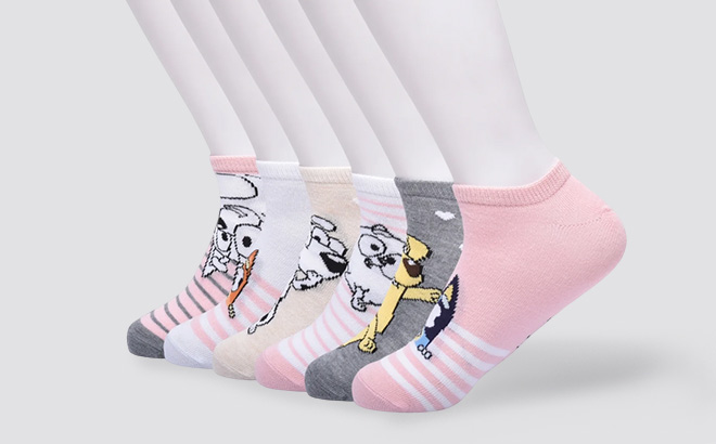 Bluey Girls Socks 6 Pack