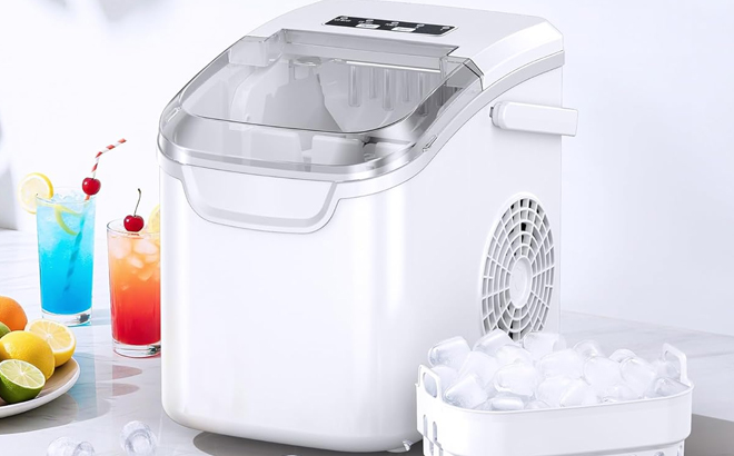 COWSAR Portable Countertop Ice Maker Machine