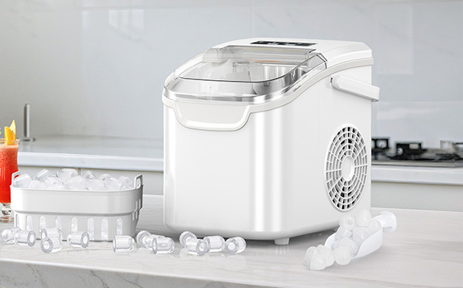 COWSAR Portable Countertop Ice Maker