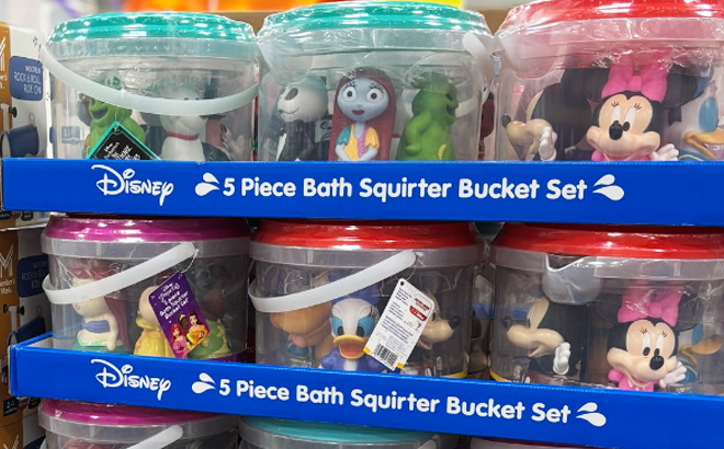 Character Bath Squirter Bucket Sets