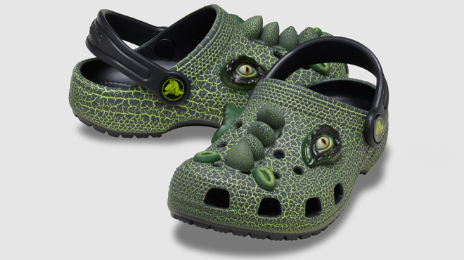 Crocs Toddler Classic IAM Scary Dino Clogs