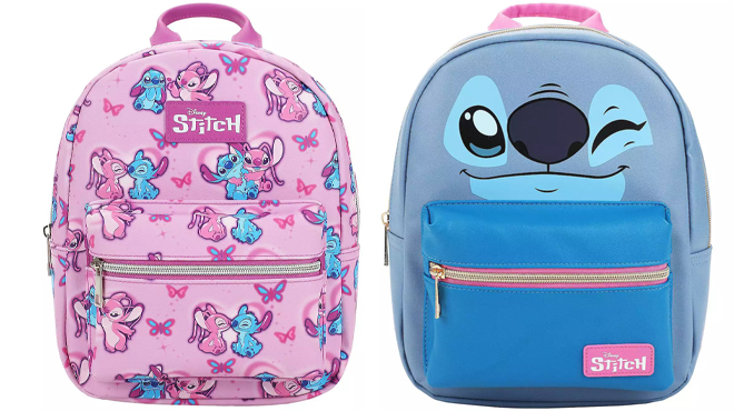Disney Angel Stitch Mini Backpack and Disney Lilo Stitch Stitch Character Mini Backpack Disney Angel Stitch Mini Backpack and Disney Lilo Stitch Stitch Character Mini Backpack