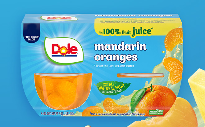Dole Fruit Cups 36 Pack