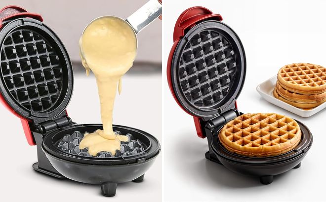 Elite Gourmet Mini Waffle Maker Elite Gourmet Mini Waffle Maker