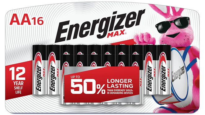 Energizer MAX AA Batteries 16 Pack Energizer MAX AA Batteries 16 Pack