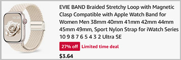 Evie Band Apple Watch Band Screenshot