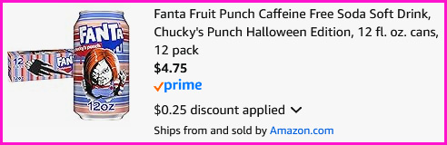 Fanta Halloween Chuckys Punch Checkout Screen Fanta Halloween Chuckys Punch Checkout Screen