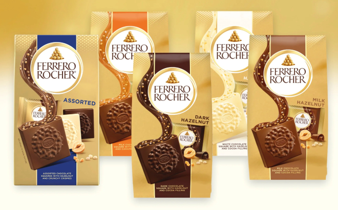 Ferrero Rocher Chocolate Squares