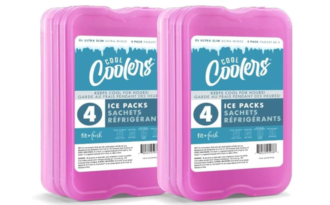 Fit + Fresh 8-Count Reusable Slim Ice Pack