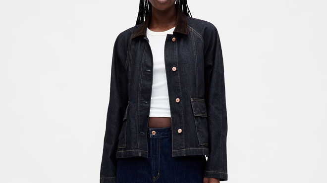 GAP Denim Swing Chore Jacket