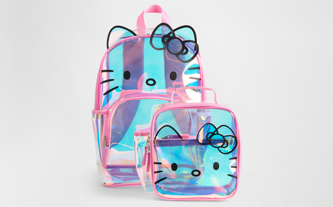 GAP Kids Hello Kitty Clear Backpack and Lunch Bag GAP Kids Hello Kitty Clear Backpack and Lunch Bag