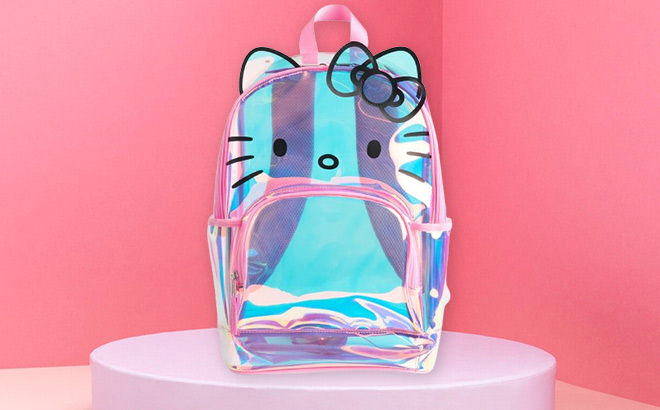 GAP Kids Hello Kitty Clear Backpack on Pink Step