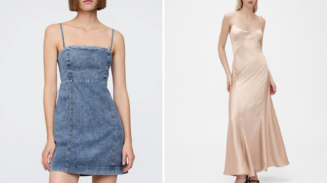 GAP UltraSoft Denim Mini Dress