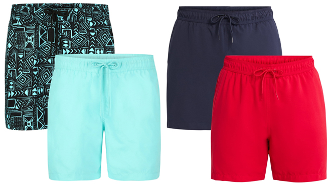 George Mens Swim Trunks 2 Pack George Mens Swim Trunks 2 Pack