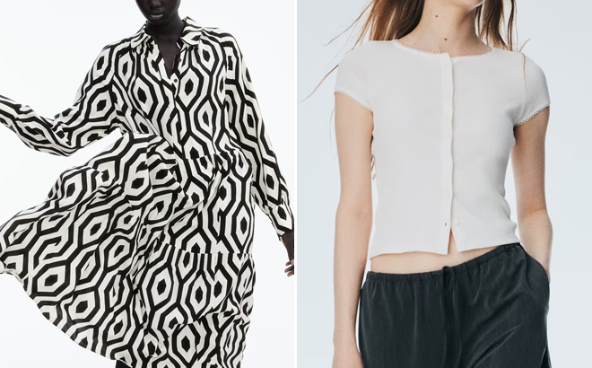 HM Viscose Shirt Dress