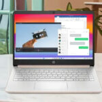 HP 14 Inch Laptop on Table