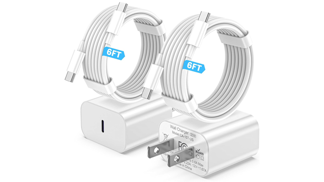HWNUTXV USB C Charger 2 Pack