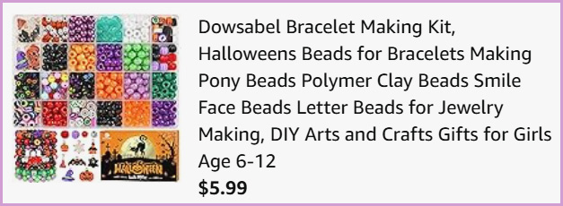 Halloween Bracelet Making Kit at Checkout Halloween Bracelet Making Kit at Checkout
