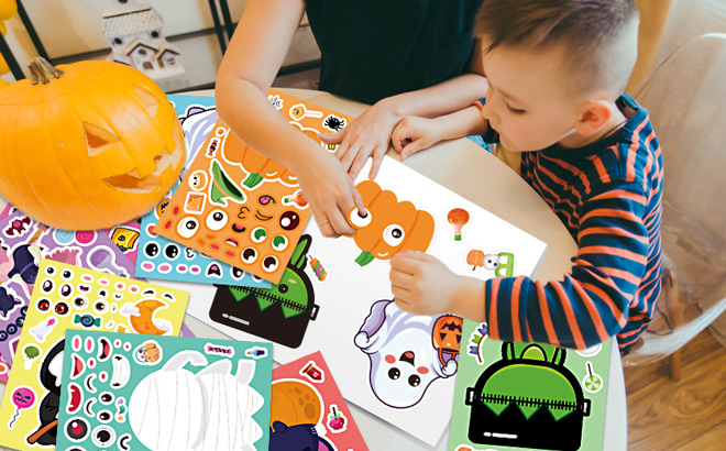 Halloween DIY Stickers 24 Sheet