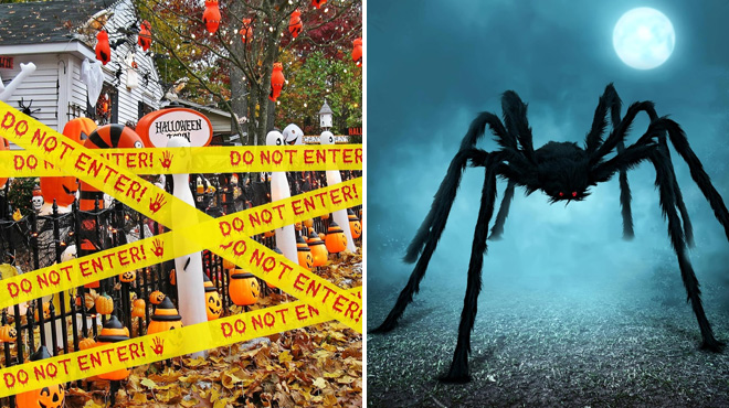 Halloween Decorations Caution Tape