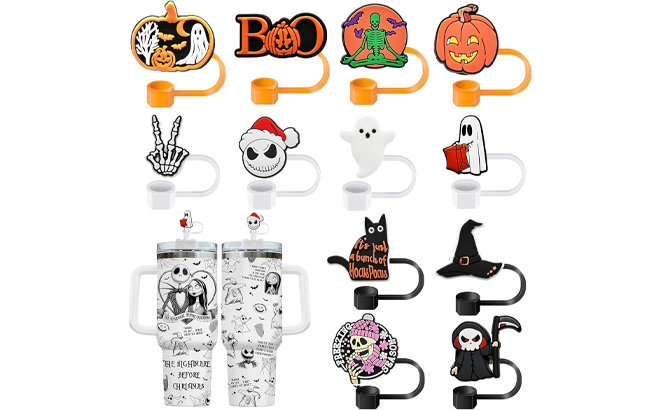 Halloween Straw Toppers Halloween Straw Toppers