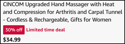 Hand Massager Checkout Page Hand Massager Checkout Page