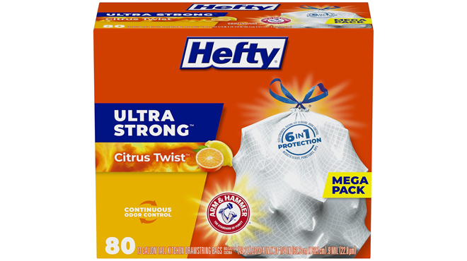 Hefty 80 Count 13 Gallon Tall Trash Bags
