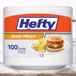 Hefty Everyday 9 Inch Foam Plates 100 Pack