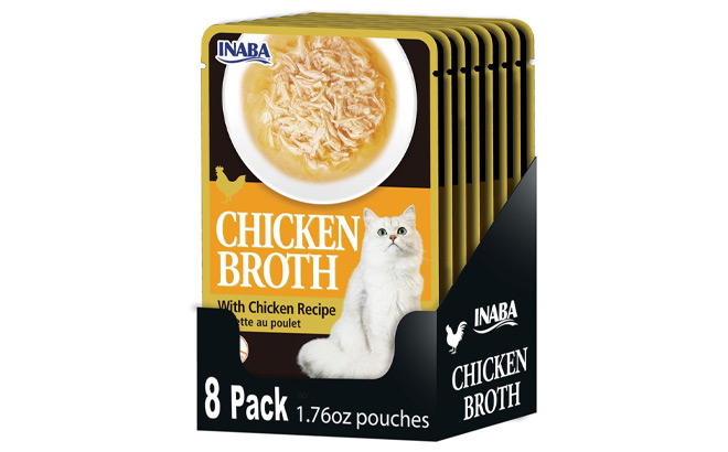 Inaba Chicken Broth Pouch 8 Pack