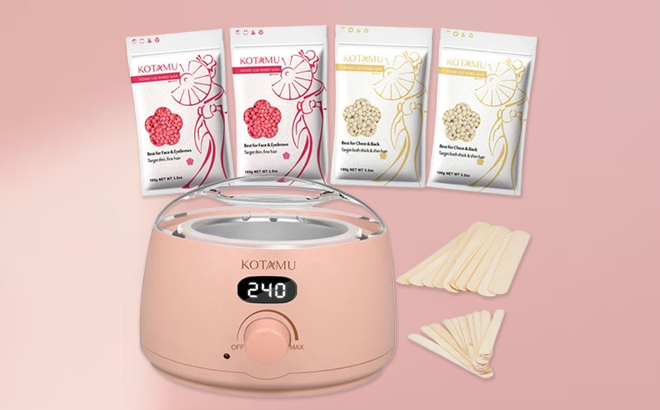 KOTAMU Portable Hair Removal Waxing Kit