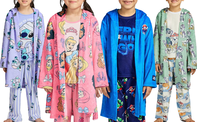 Kids Character Robe PJ Set