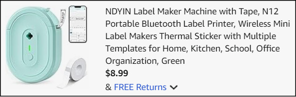 Label Maker Machine with Tape Checkout Label Maker Machine with Tape Checkout