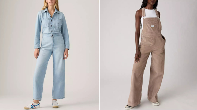 Levis Iconic Jumpsuit and Levis Xl Corduroy Overalls