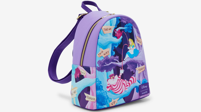 Loungefly Disney Alice In Wonderland Alice Cheshire Cat Mini Backpack