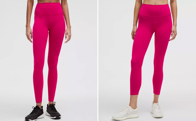 Lululemon 28 Inch Wunder Train High Rise Tights