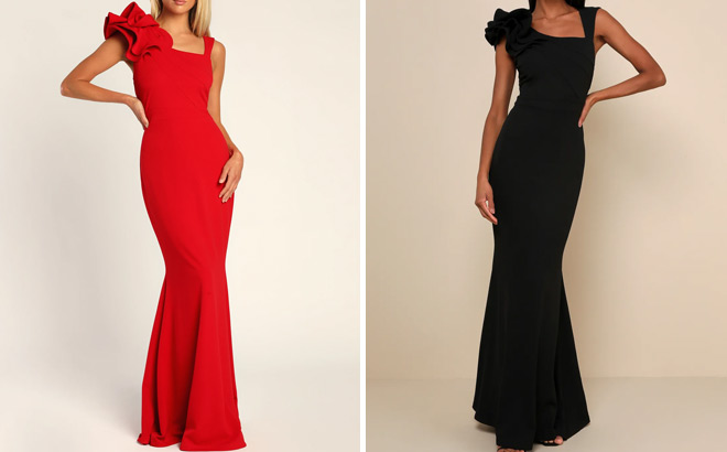 Lulus Mermaid Maxi Dress