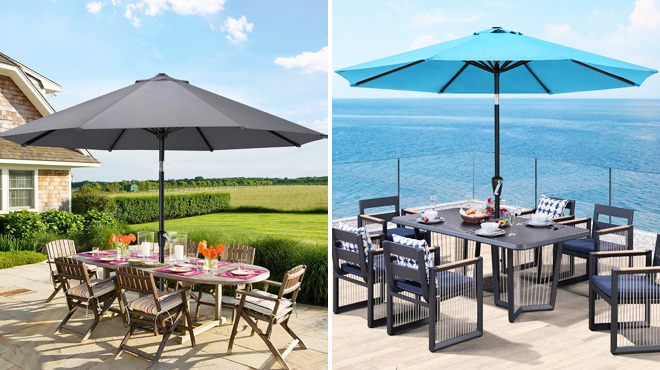MASTERCANOPY 9 Foot Outdoor Patio Umbrella