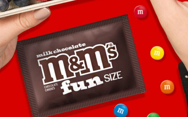 MMS Fun Size Milk Chocolate Candy Bag