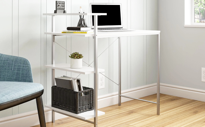 Mainstays Side Storage Desk