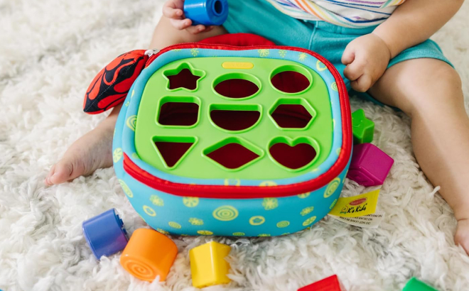 Melissa Doug Ks Kids Take Along Shape Sorter Baby Toy Melissa Doug Ks Kids Take Along Shape Sorter Baby Toy