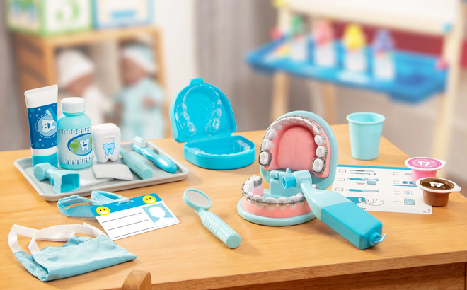 Melissa Doug Super Smile Dentist Kit Playset