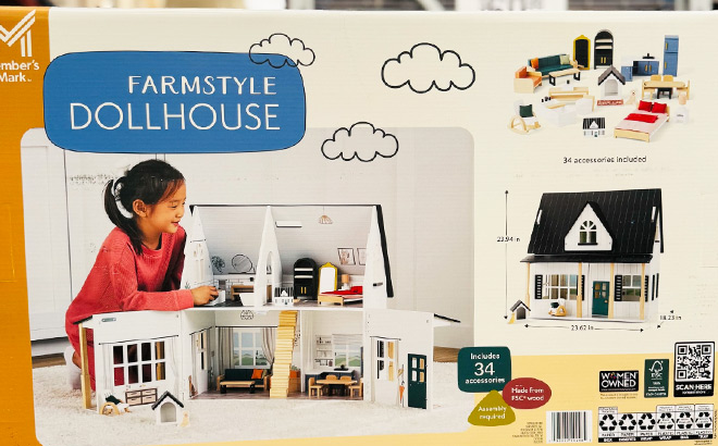 Members Mark Farmstyle Dollhouse