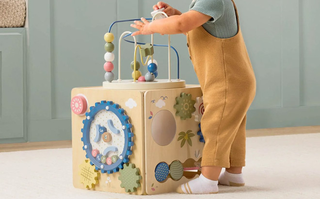 Members Mark Large Wooden Activity Cube