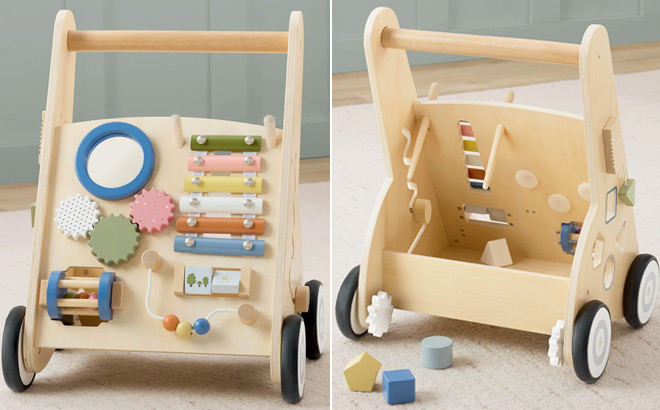 Members Mark Wooden Activity Walker