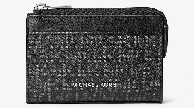 Michael Kors Cooper Small Signature Logo Zip Pouch Michael Kors Cooper Small Signature Logo Zip Pouch