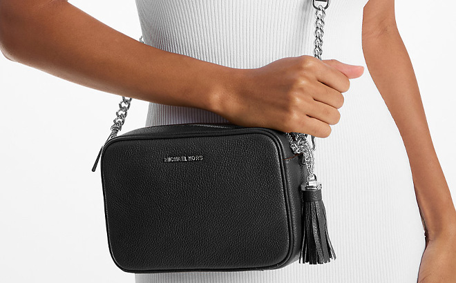 Michael Kors Ginny Leather Crossbody Bag Michael Kors Ginny Leather Crossbody Bag